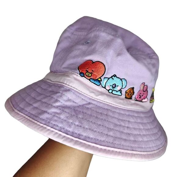 BT21 Cute Kawaii Embroidered Charter Bucket Hat - Picture 6 of 6